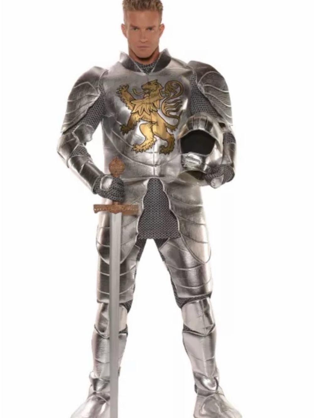 Knight in Shining Armor Costume - Silver